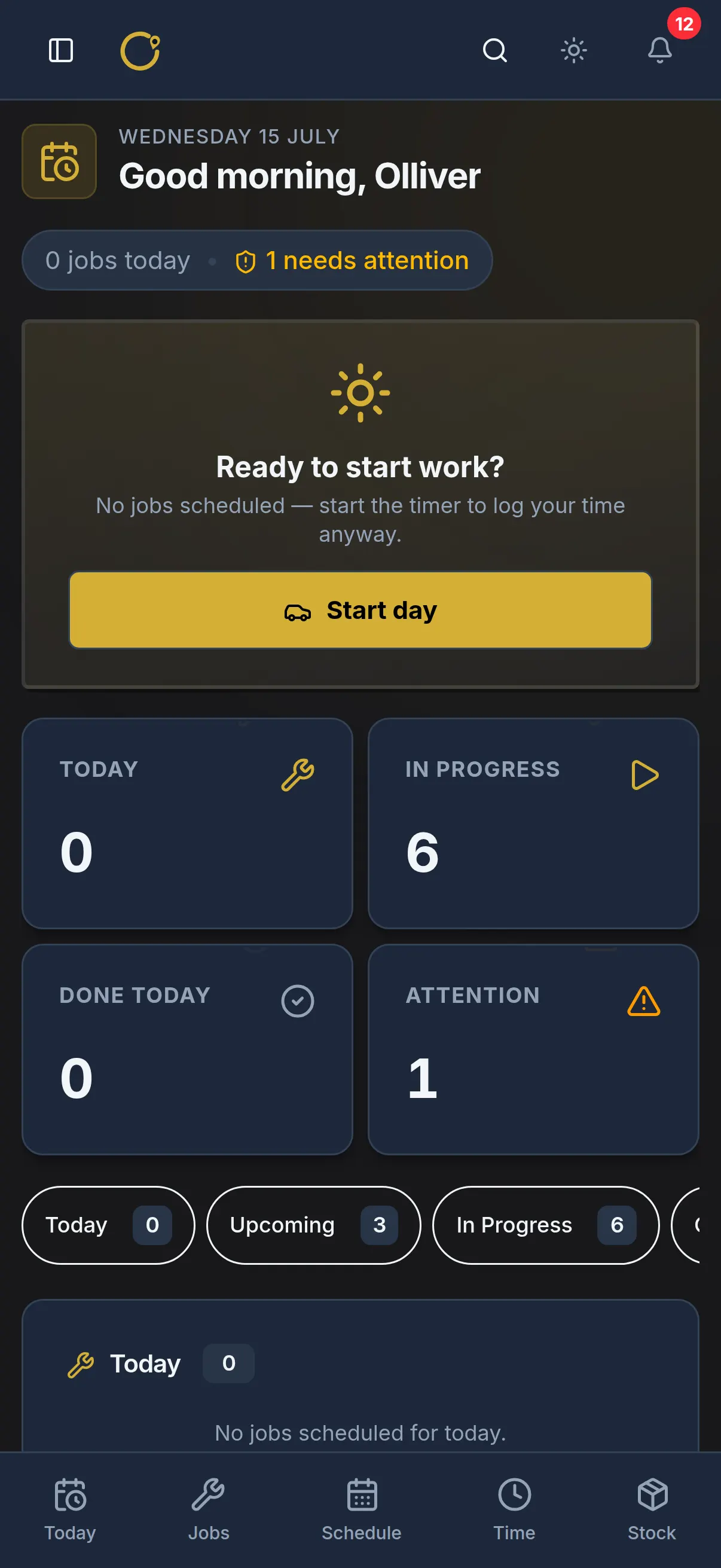Curcle field-engineer app on mobile